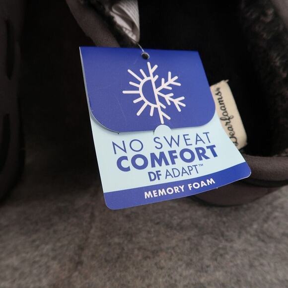 Dearfoams Shoes Mens 7.5 Slippers Microsuede Moccasin Loafer Memory Foam Comfort - Picture 8 of 11